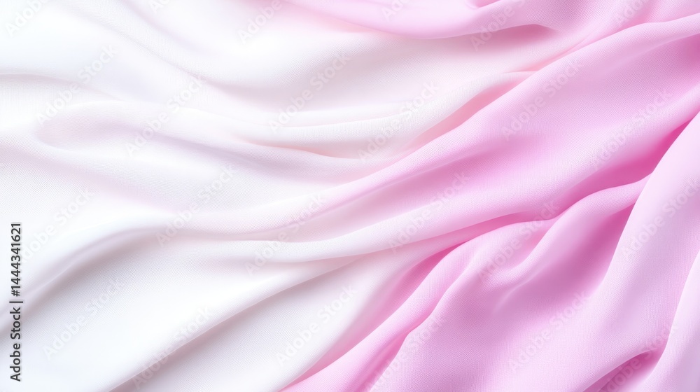 Obraz premium Soft, flowing fabric with a delicate ombre effect