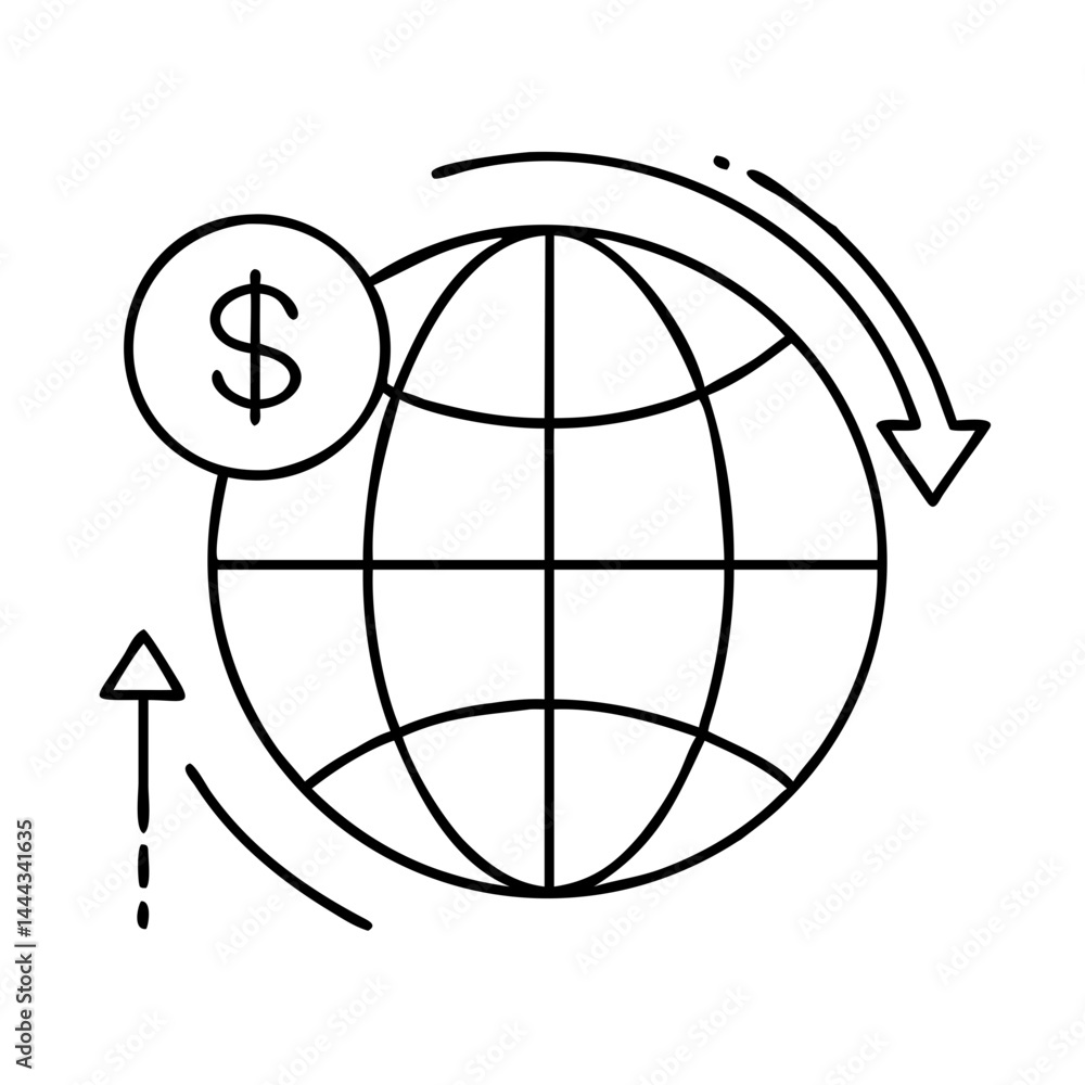 global inflation icon, global inflation line art - simple line art of global inflation, perfect for global inflation logos and icons global inflation icon, global inflation line art - simple line art of global inflation, perfect for global inflation logos and icons
