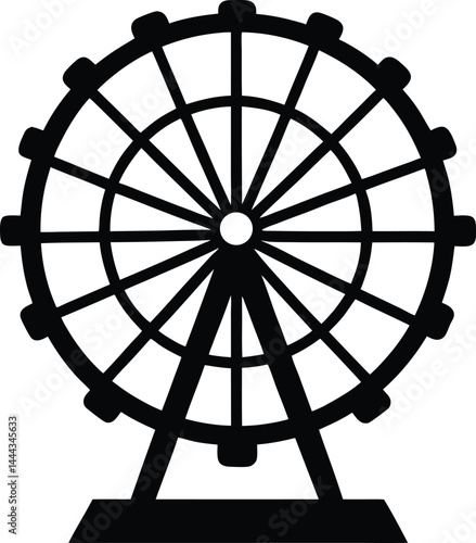 Ferris Wheel Silhouette 
