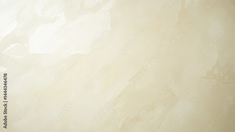 Fototapeta premium Smooth beige marble texture with subtle variations and glossy finish