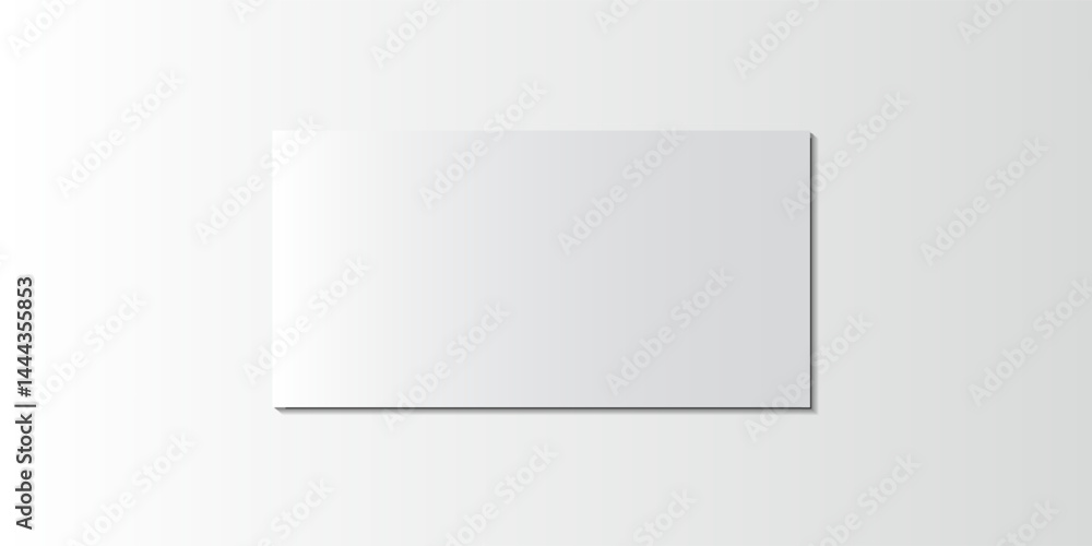 Blank business card. Mockup of two horizontal business cards. vector illustration Blank business card. Mockup of two horizontal business cards. vector illustration