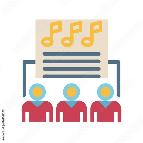Music lesson, education for students, teacher, online conference