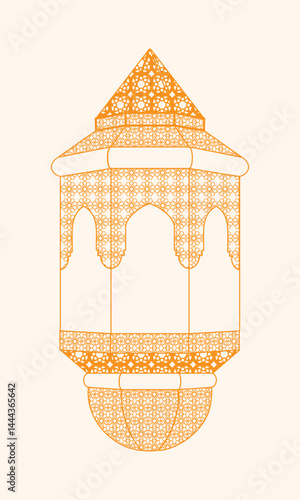 Islamic lantern. Isra mi'raj, Ramadhan, Eid al-Fitr, Eid al-Adha.