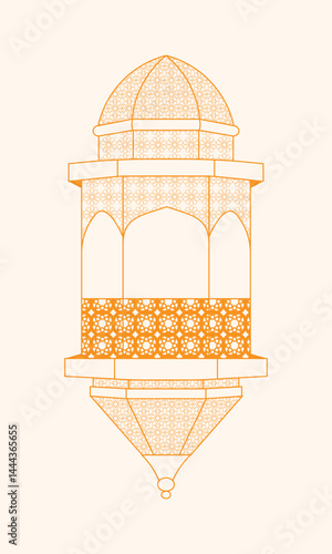 Islamic lantern. Isra mi'raj, Ramadhan, Eid al-Fitr, Eid al-Adha.
