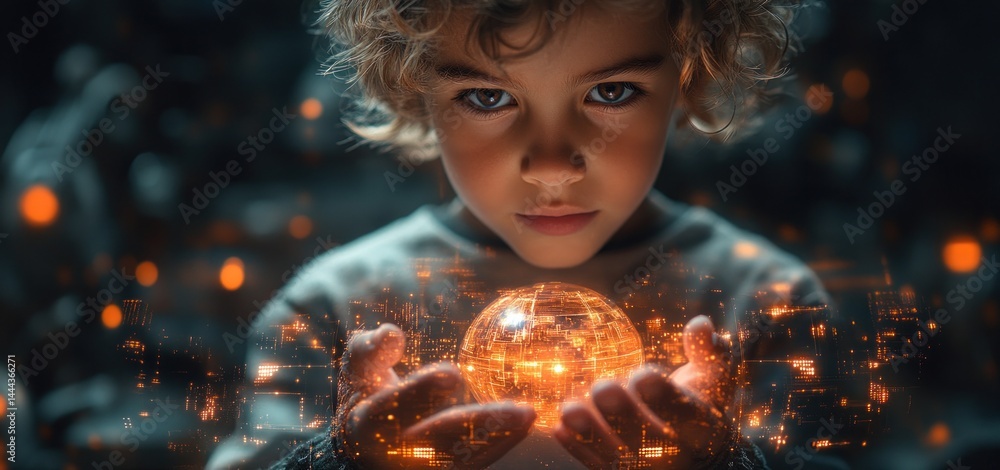 Child's Gaze: A Future in Their Hands