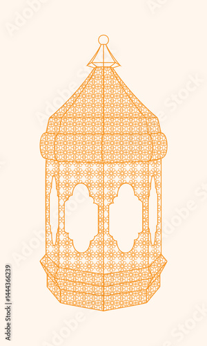 Islamic lantern. Isra mi'raj, Ramadhan, Eid al-Fitr, Eid al-Adha.