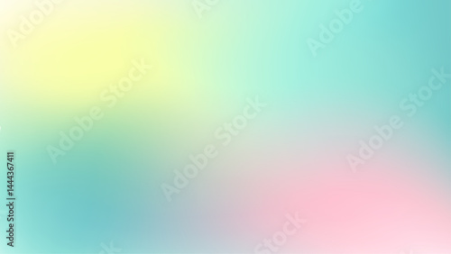Abstract background design with blurred green and pink ombre color gradient