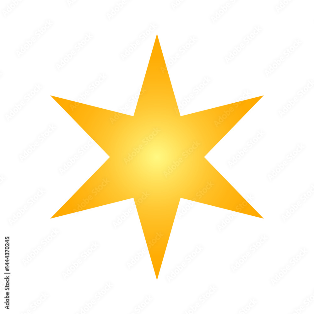 Obraz premium golden star ornament