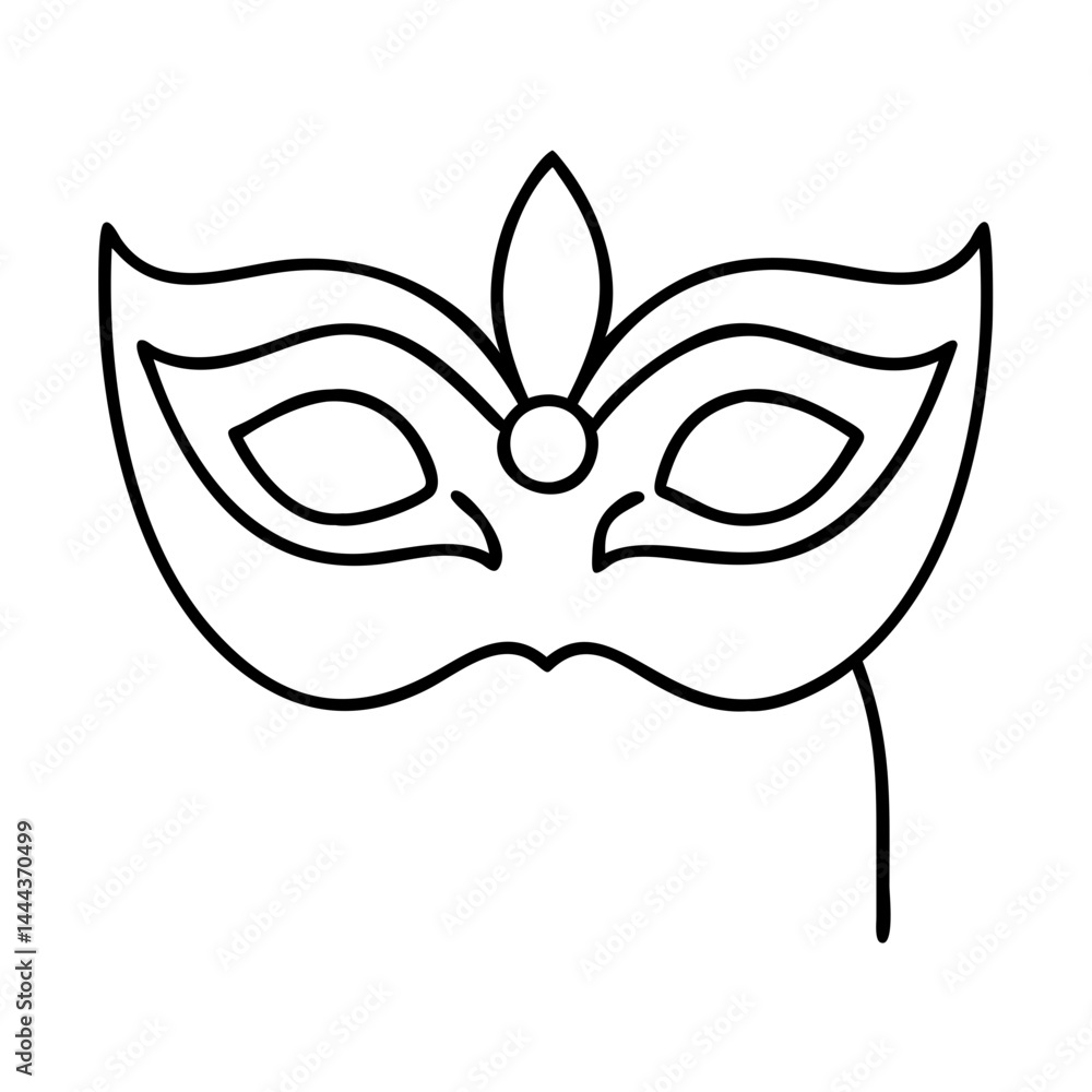 mask masquerade icon, mask masquerade line art - simple line art of mask masquerade, perfect for mask masquerade logos and icons mask masquerade icon, mask masquerade line art - simple line art of mask masquerade, perfect for mask masquerade logos and icons
