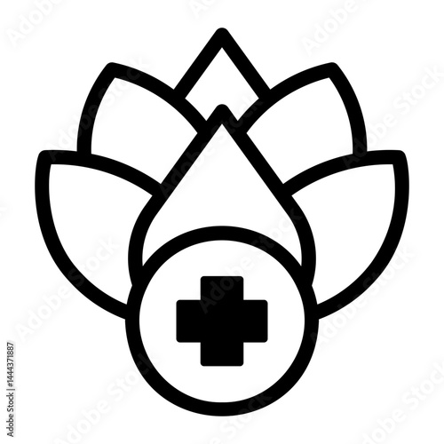 alternative medicine Line Icon