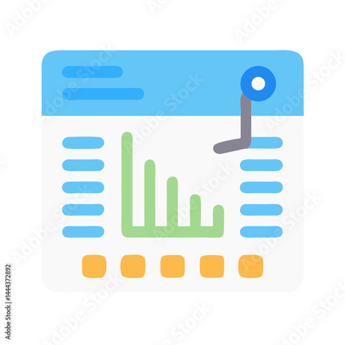 Data Analysis with Hook Line and Sinker Icon