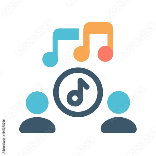 Online music collaboration, listening party, virtual music event
