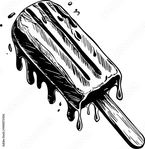Summer indulgence melting ice cream treats beachside fun food photography bright sunshine close-up perspective