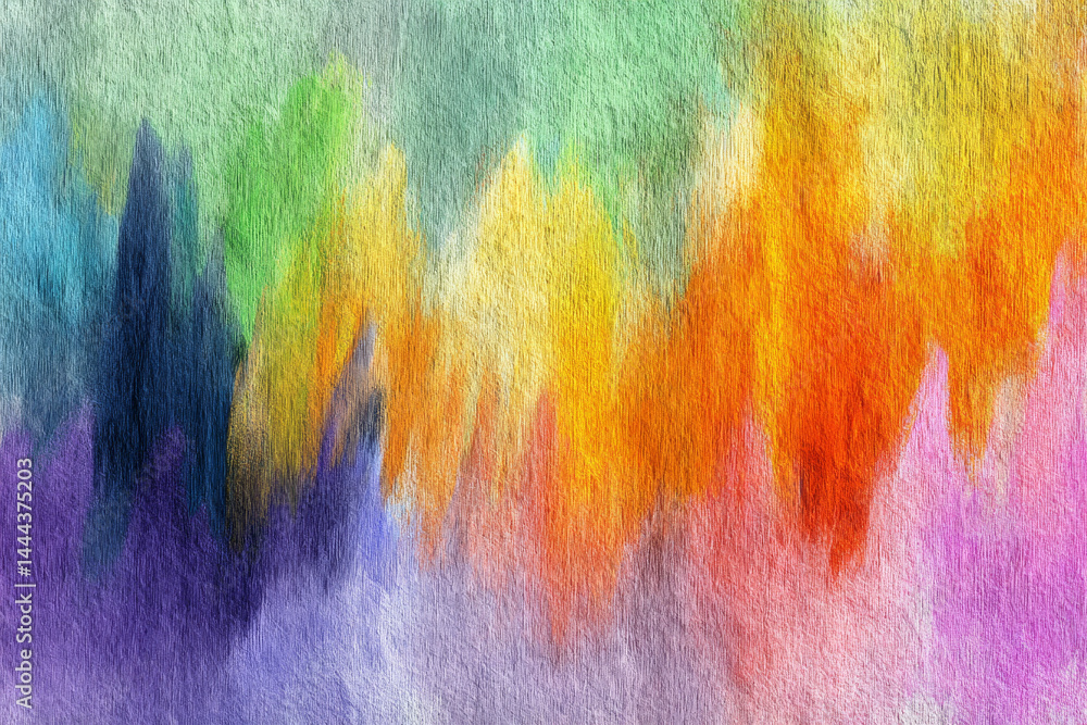colorful digital paint on background