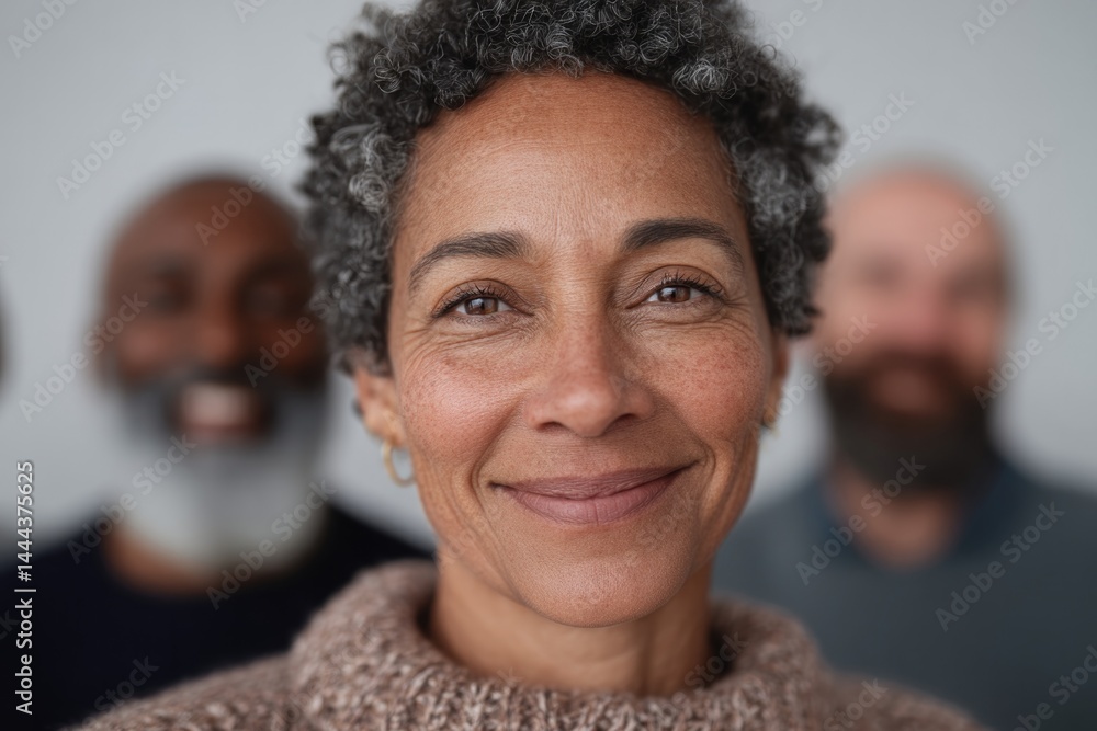minimalistic portrait of diverse group of people of different races and ages celebrating eid al-adha with joyous expressions minimalistic portrait of diverse group of people of different races and ages celebrating eid al-adha with joyous expressions