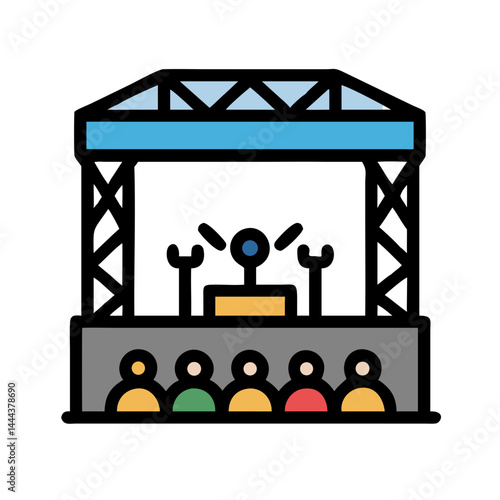 Board meeting with diverse perspectives illustrated as icons