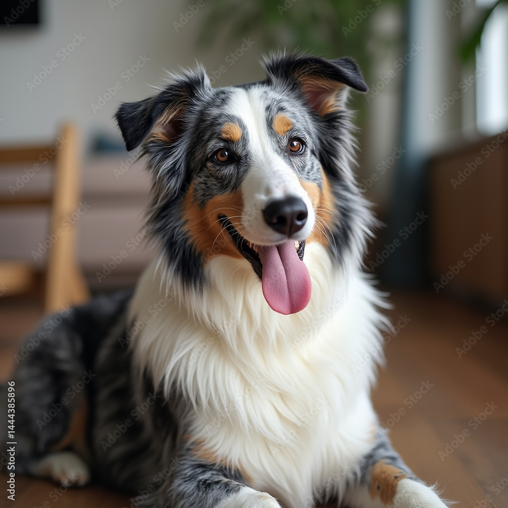 Fototapeta premium border collie puppy