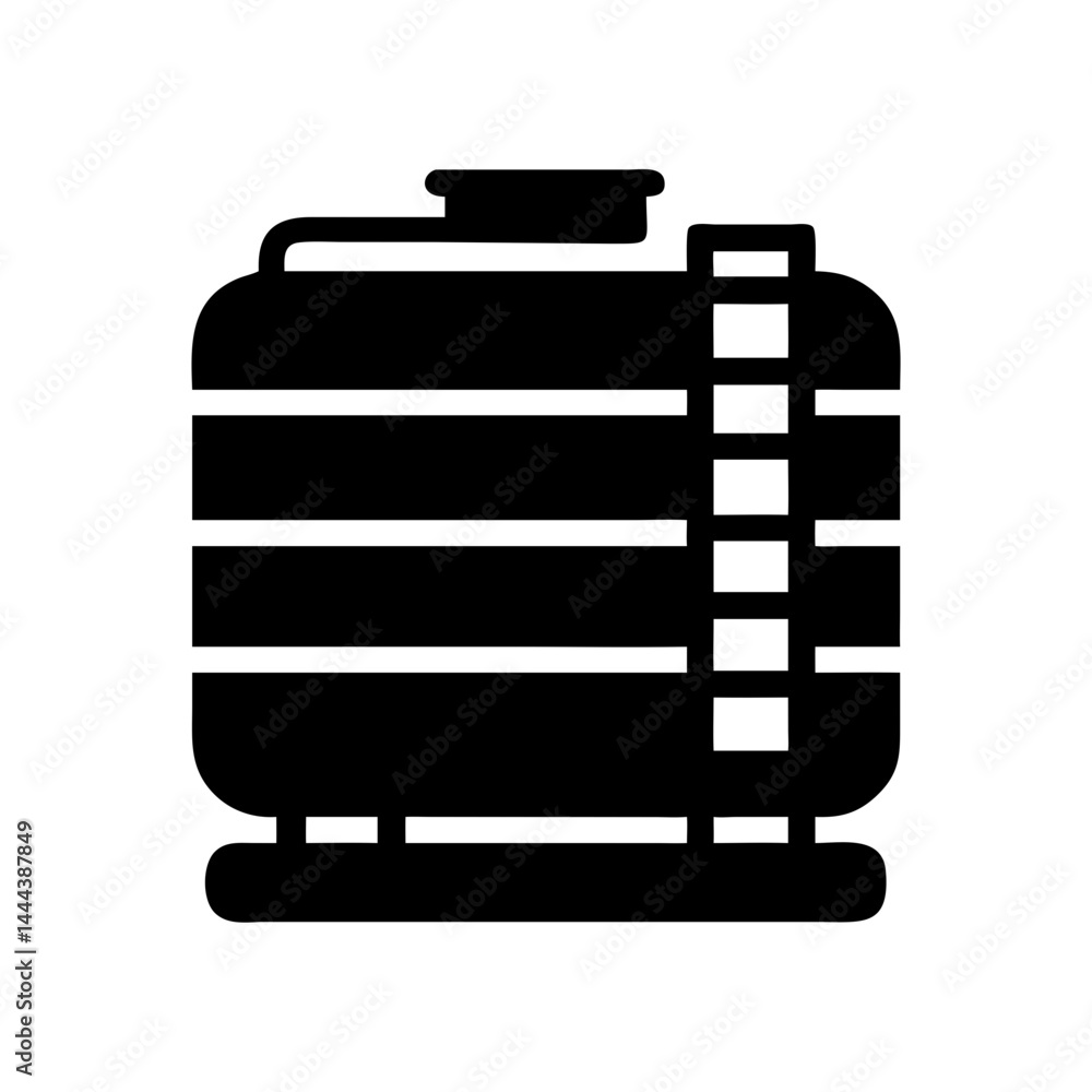 water tank black linear isolated vector
water tank black linear isolated vector