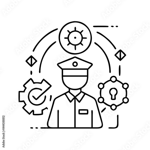 reinforcement agent icon, reinforcement agent line art - simple line art of reinforcement agent, perfect for reinforcement agent logos and icons
