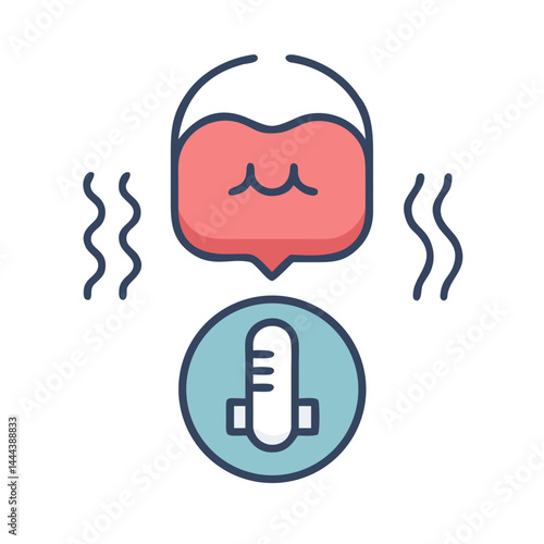 Voice recording concept: speaker in speech bubble with microphone