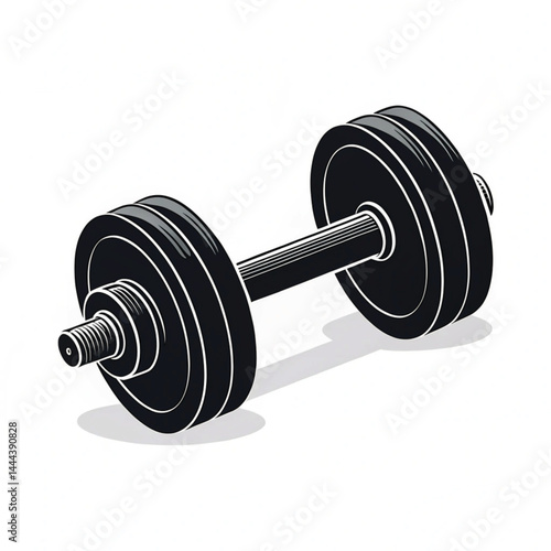 dumbbells isolated on white