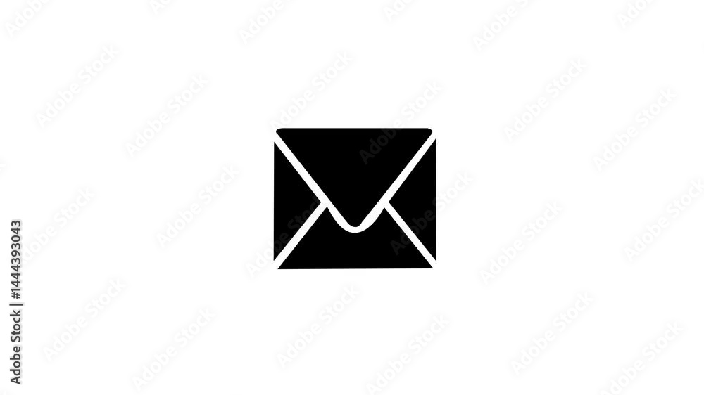 Email campaign alert concept. New email send notification for business e-mail communication.Mail inbox notification icon animation . Email campaign alert concept. New email send notification for business e-mail communication.Mail inbox notification icon animation .