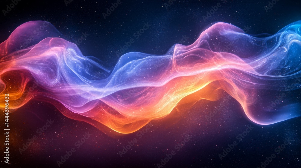 Abstract swirling, colorful energy flow design. Abstract swirling, colorful energy flow design.