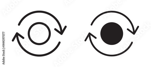Consistency icon In Flat and stroke Style Vector For App, UI, Websites. Black Vector Illustration.