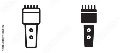 Trimmer icon In Flat and stroke Style Vector For App, UI, Websites. Black Vector Illustration.