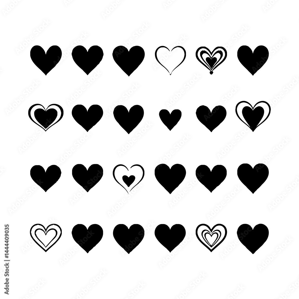 Valentines Day Heart Silhouette Valentines Day Heart Silhouette