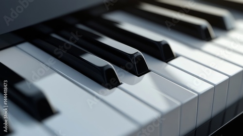 Wallpaper Mural Piano keys, simple picture, design, plain background, spotlight  Torontodigital.ca