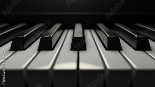 Wallpaper Mural Piano keys, simple picture, design, plain background, spotlight  Torontodigital.ca