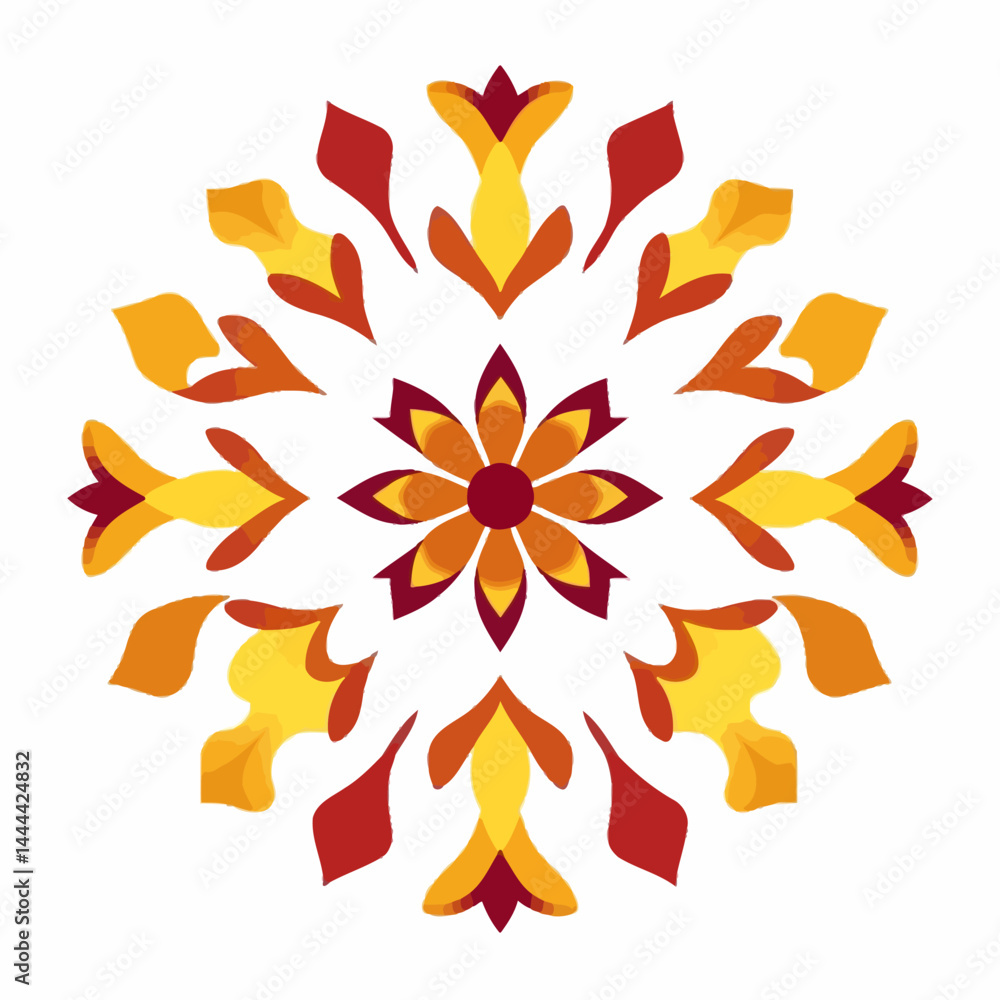 Floral mandala design vector art graphic element for decoration and pattern background illustration Floral mandala design vector art graphic element for decoration and pattern background illustration