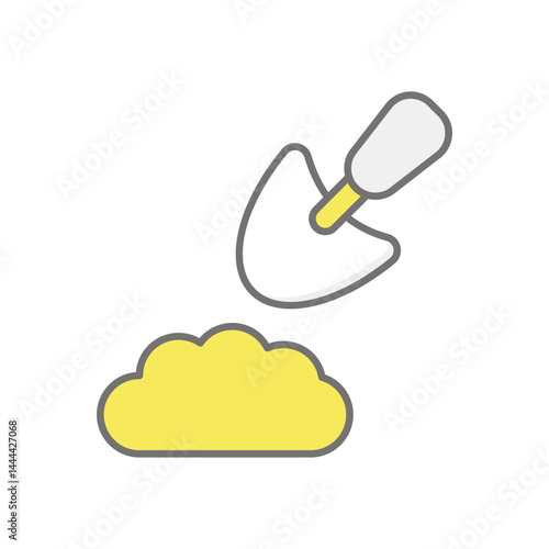 Shovel  icon vector stock illustration