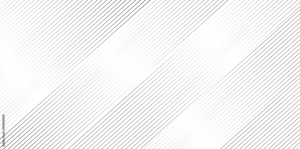 Naklejka premium Abstract minimal Vector gradient gray line abstract pattern Transparent monochrome striped texture, minimal background. seamless wave line elegant white striped diagonal line technology concept design