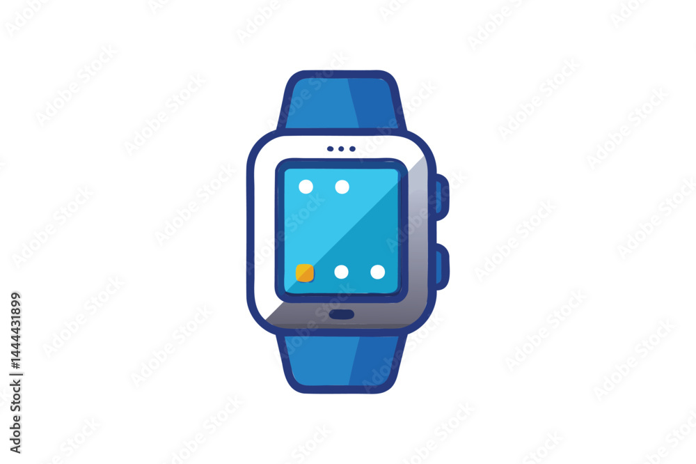 A Smart watch on a white background A Smart watch on a white background
