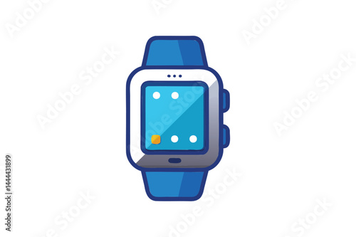 A Smart watch on a white background