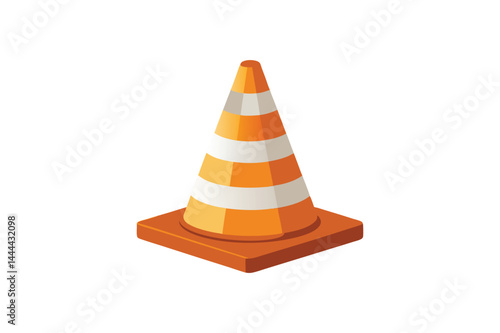 A Traffic cone illustration