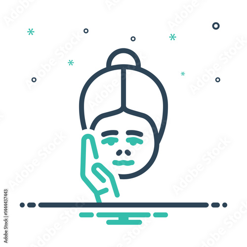 Mix icon for tooth ache