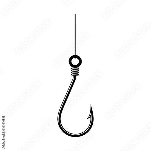 fishing hook isolated on white background