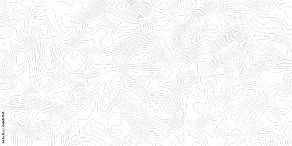 Fototapeta premium Lines Topographic contour lines grid map seamless pattern. Geographic mountain relief. Abstract lines background. Contour maps. illustration, Topo contour map design.