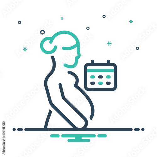 Mix icon for gestational age
