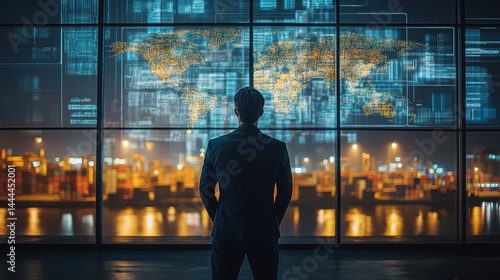 A corporate strategist assessing global trade policies and their potential impact on business operations