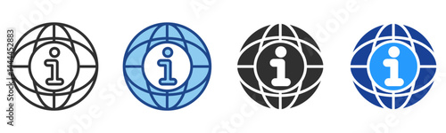 Browser Icon Multiple Style Vector Collection 