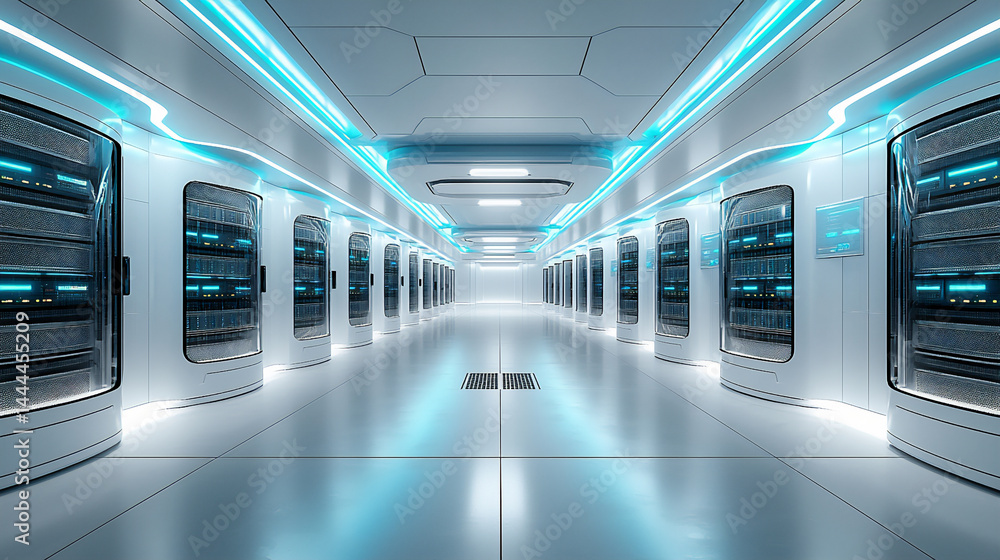 minimalist server room efficiency