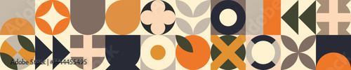 Pastel color geographic pattern seamless file.