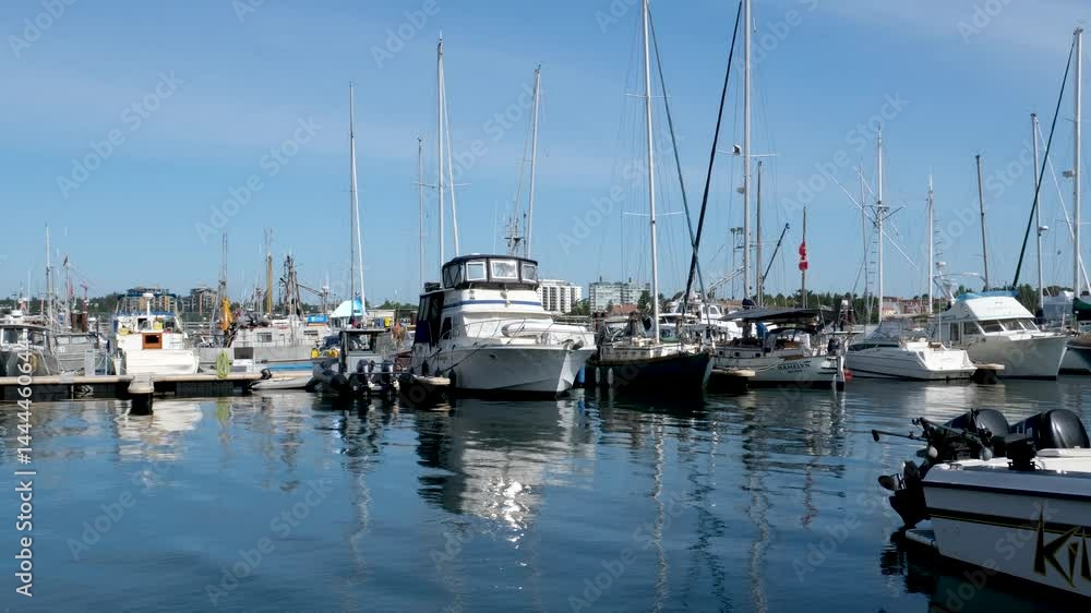 Victoria, Canada Fishermans Wharf Marina Victoria, Canada Fishermans Wharf Marina