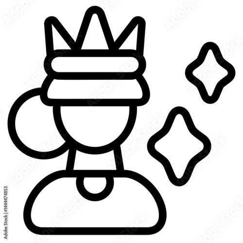 Best Mom Line Icon