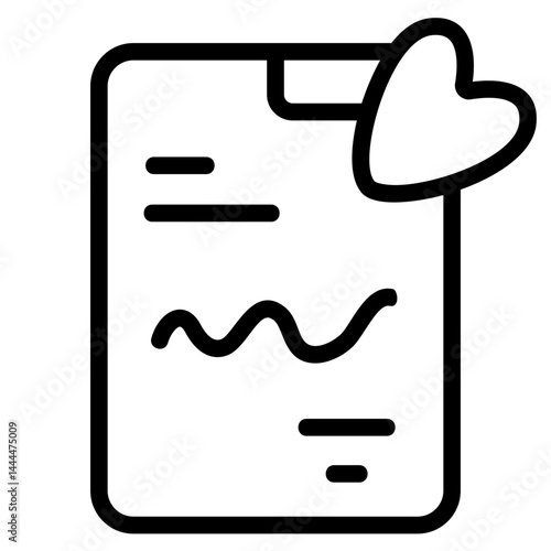 Letter Line Icon