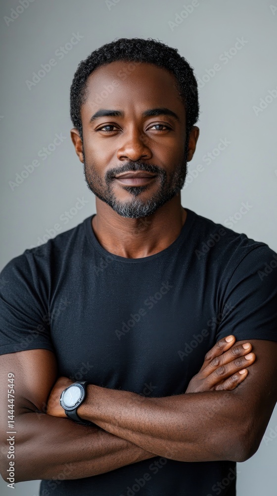 Portrait of a Confident Black Man
